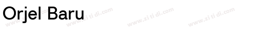 Orjel Baru字体转换